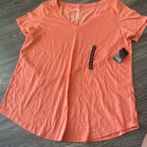 Torrid Women's Orange V-Neck Tee